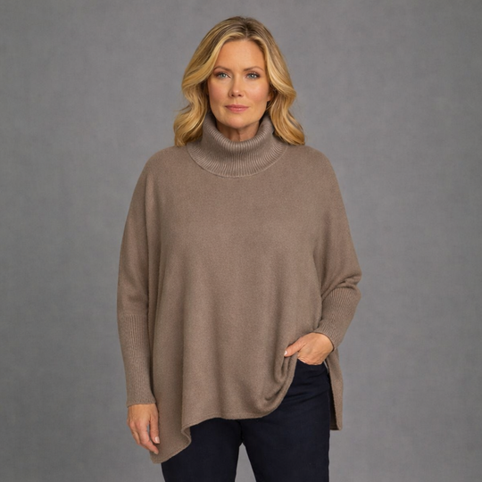 Polo Neck Super Soft Oversized Jumper