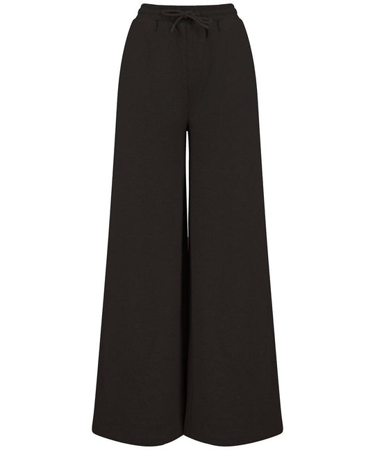 Regenerated Cotton Wide Leg Joggers: Womens