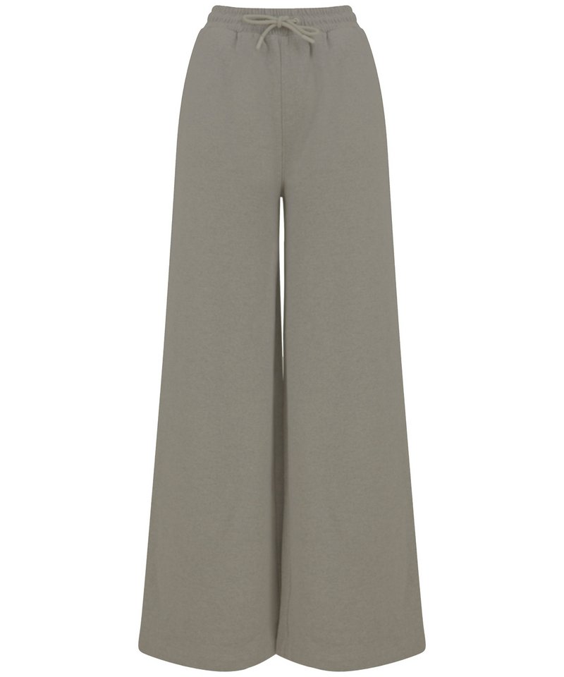 Regenerated Cotton Wide Leg Joggers: Womens