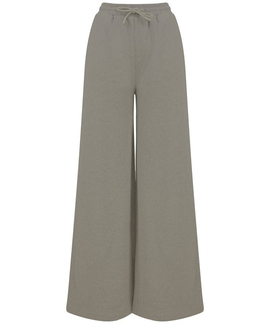 Regenerated Cotton Wide Leg Joggers: Womens