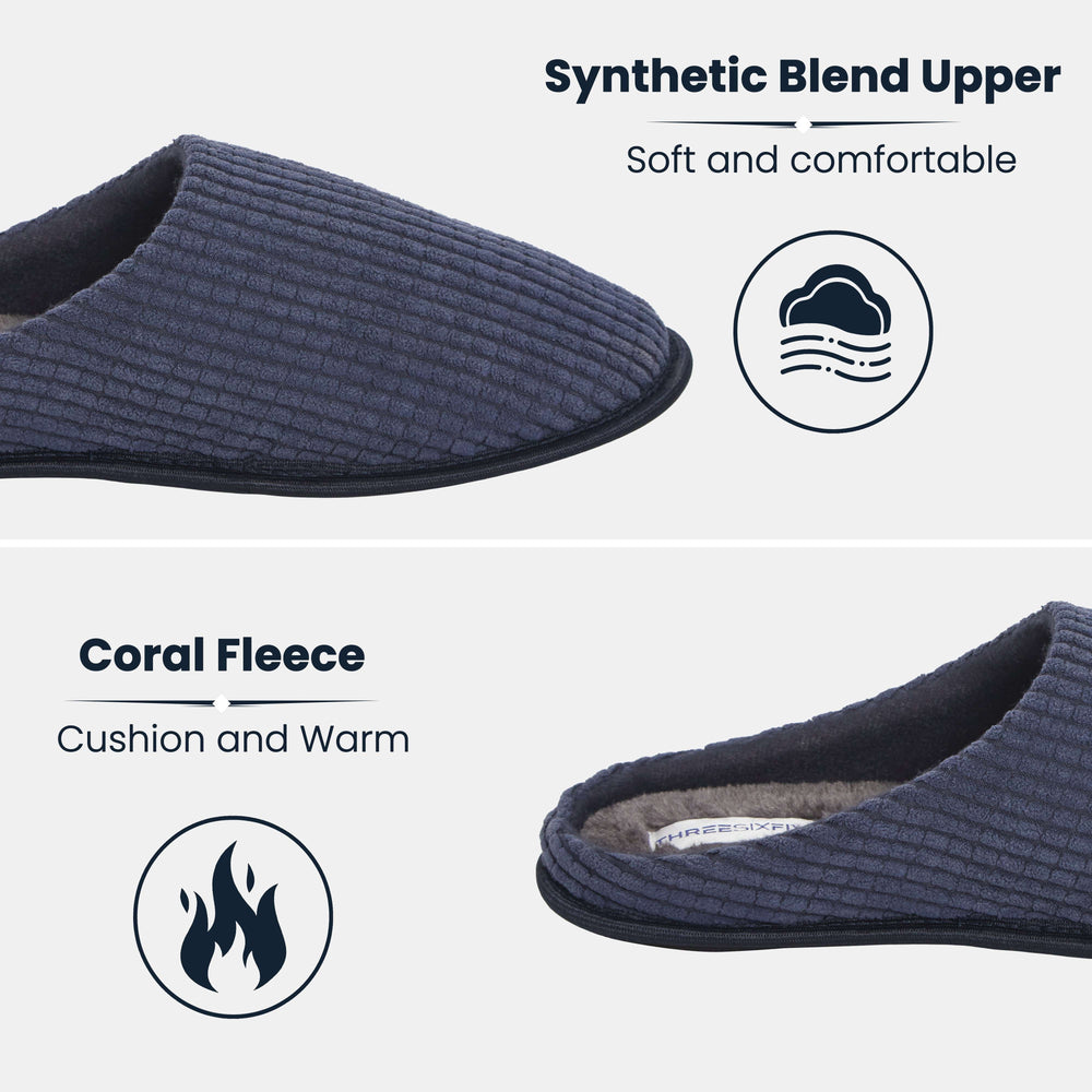 Women's Memory Foam Corduroy Warm Indoor Slippers